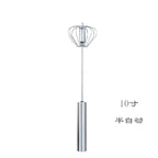 Baking tools egg beater stainless steel bold blender semi-automatic egg beater manual Mini Silicone dispenser