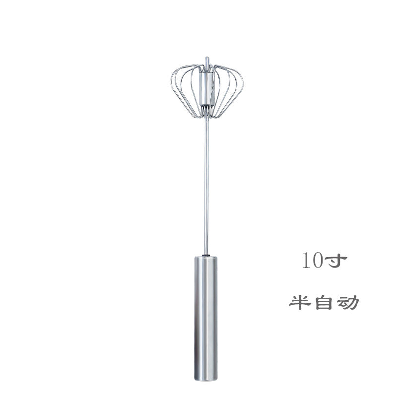 Baking tools egg beater stainless steel bold blender semi-automatic egg beater manual Mini Silicone dispenser
