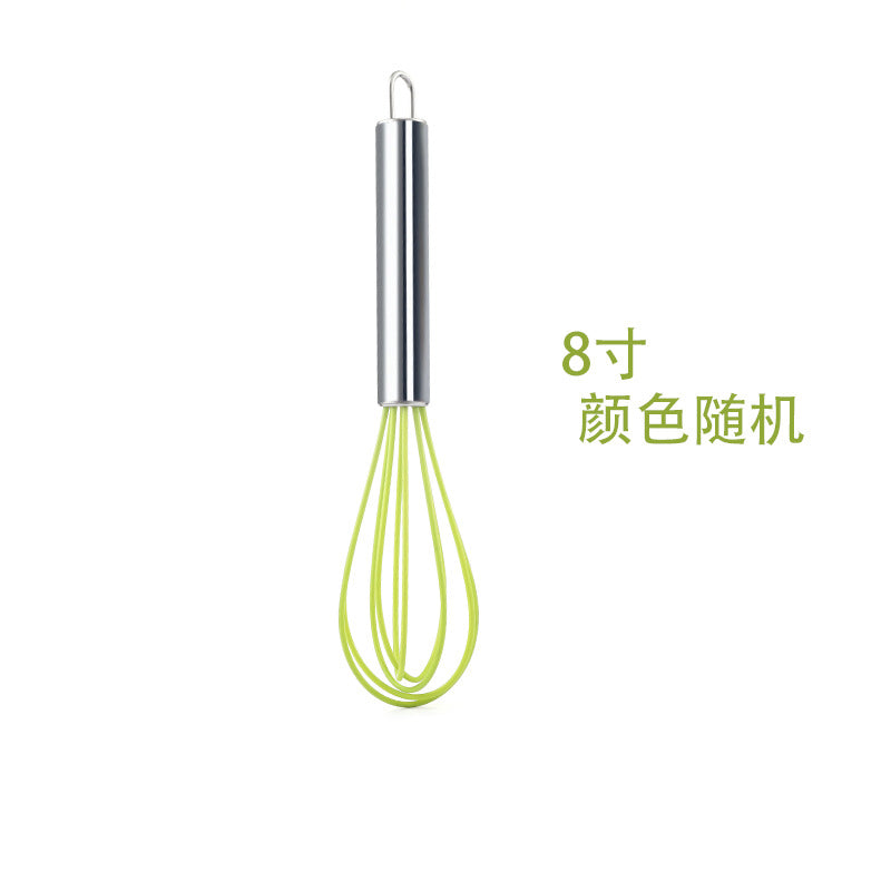 Baking tools egg beater stainless steel bold blender semi-automatic egg beater manual Mini Silicone dispenser