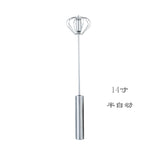 Baking tools egg beater stainless steel bold blender semi-automatic egg beater manual Mini Silicone dispenser