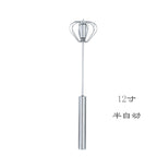 Baking tools egg beater stainless steel bold blender semi-automatic egg beater manual Mini Silicone dispenser