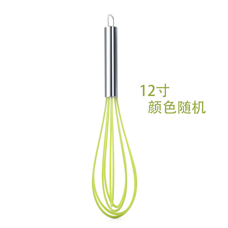 Baking tools egg beater stainless steel bold blender semi-automatic egg beater manual Mini Silicone dispenser