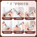 Finger Massager, Stone Roller Massage Clip, Hand Joint Meridian Dredging, Thinning and Lengthening, Finger Scraping Artifact