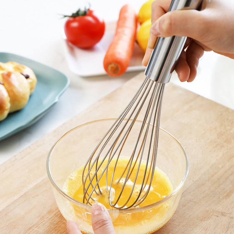 Baking tools egg beater stainless steel bold blender semi-automatic egg beater manual Mini Silicone dispenser