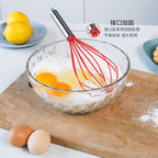 Baking tools egg beater stainless steel bold blender semi-automatic egg beater manual Mini Silicone dispenser