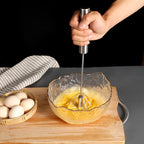 Baking tools egg beater stainless steel bold blender semi-automatic egg beater manual Mini Silicone dispenser