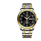 Genuine 2025 New Model Watch for Men, Fully Automatic Non-Mechanical Watch, Waterproof Stainless Steel Band, Dual Calendar Men's Watch with Luminous Feature