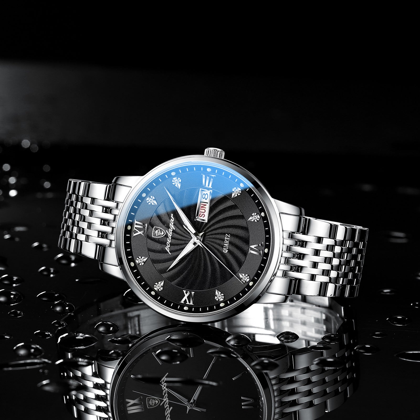 Foreign Trade AliExpress Explosions Baeda Swiss Certified Imported Waterproof Luminous Men's Watch Student Korean Trend