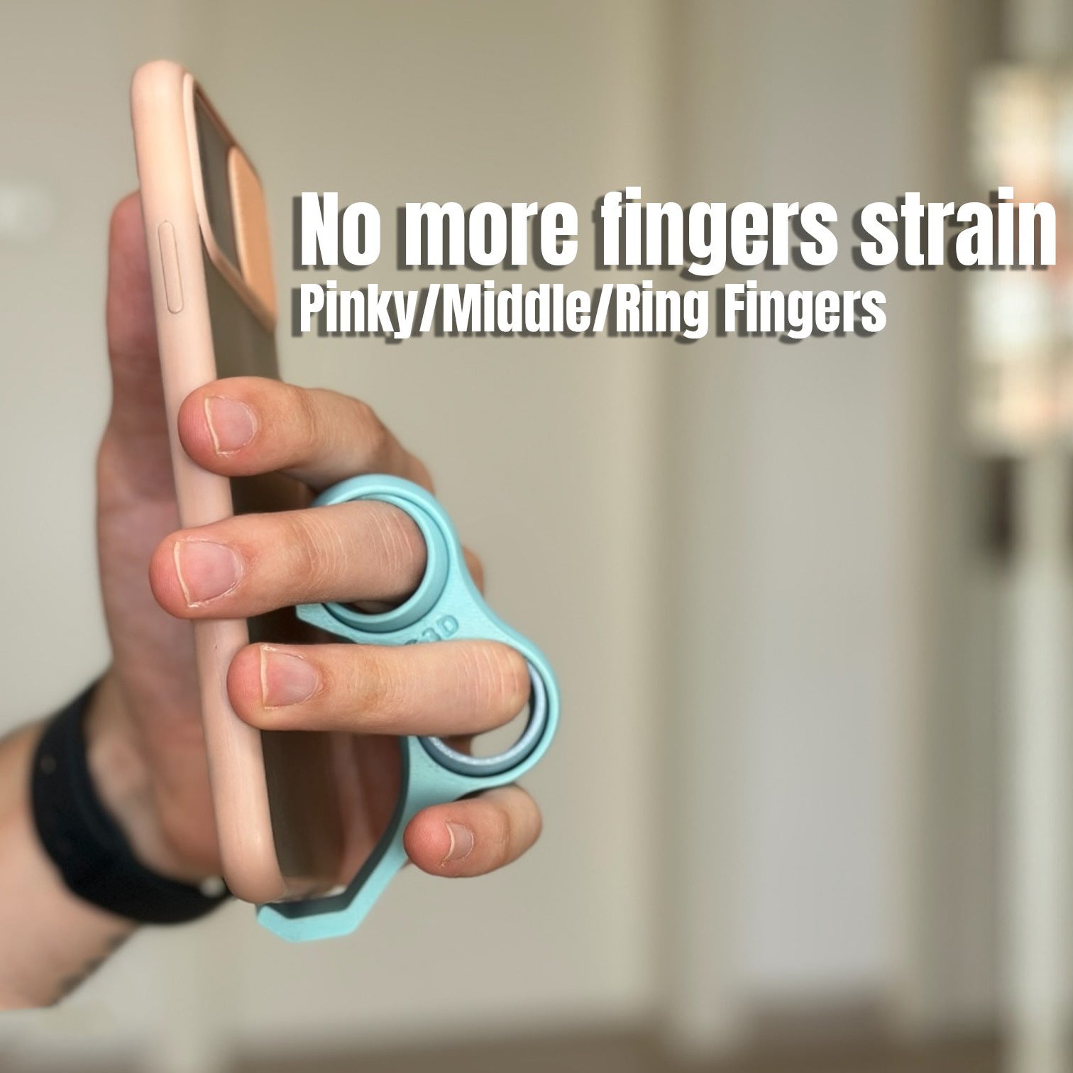Temu Xiyin Tk Labeling Multi-Functional Ergonomic Mobile Phone Grip and Decompression Toy Integrated Stand