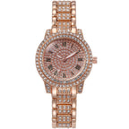 Duoduo Cross-Border Shein Popular Luxury Set Bracelet Watch with Diamonds for Women Five-Piece Gift Box Quartz Watch