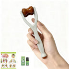 Finger Massager, Stone Roller Massage Clip, Hand Joint Meridian Dredging, Thinning and Lengthening, Finger Scraping Artifact