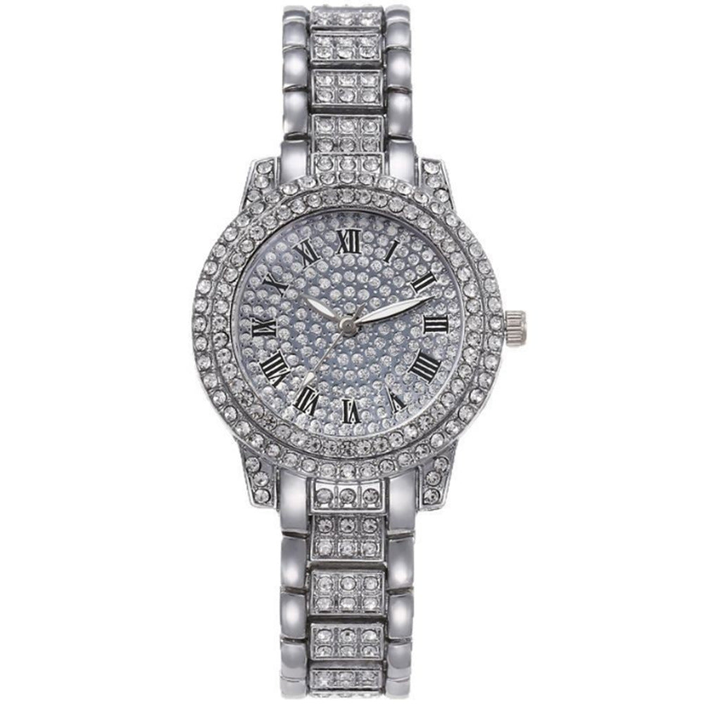 Duoduo Cross-Border Shein Popular Luxury Set Bracelet Watch with Diamonds for Women Five-Piece Gift Box Quartz Watch
