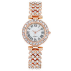 Duoduo Cross-Border Shein Popular Luxury Set Bracelet Watch with Diamonds for Women Five-Piece Gift Box Quartz Watch