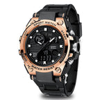 Electronic Watch for Men, Junior High School and Teenagers, Multi-Functional Sports Cross-Border Popular Men's Luminous Electronic Watch