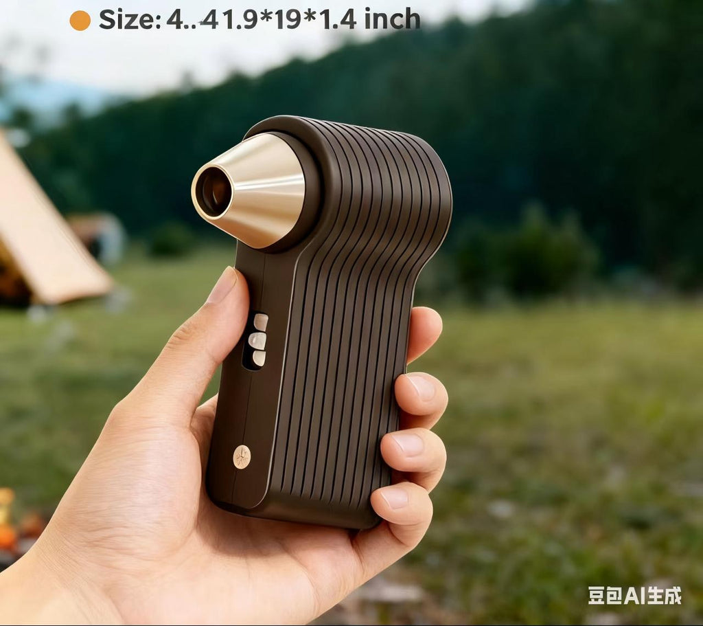 Multifunctional Handheld Wireless Flame-Assisted Dust Blower and Vacuum Cleaner with Stepless Speed Adjustment, Fast Charging, Long Battery Life, Hurricane Fan, Powerful Fan