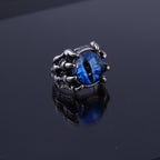 European and American Foreign Trade Jewelry Devil's Eye Dragon Claw Eagle Claw Eye Ring Personality Punk Titanium Steel Opening Retro Jewelry